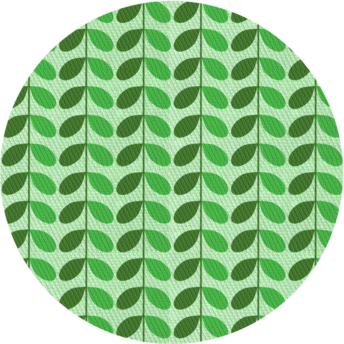 Square Patterned Jade Green Rug, pat1795grn