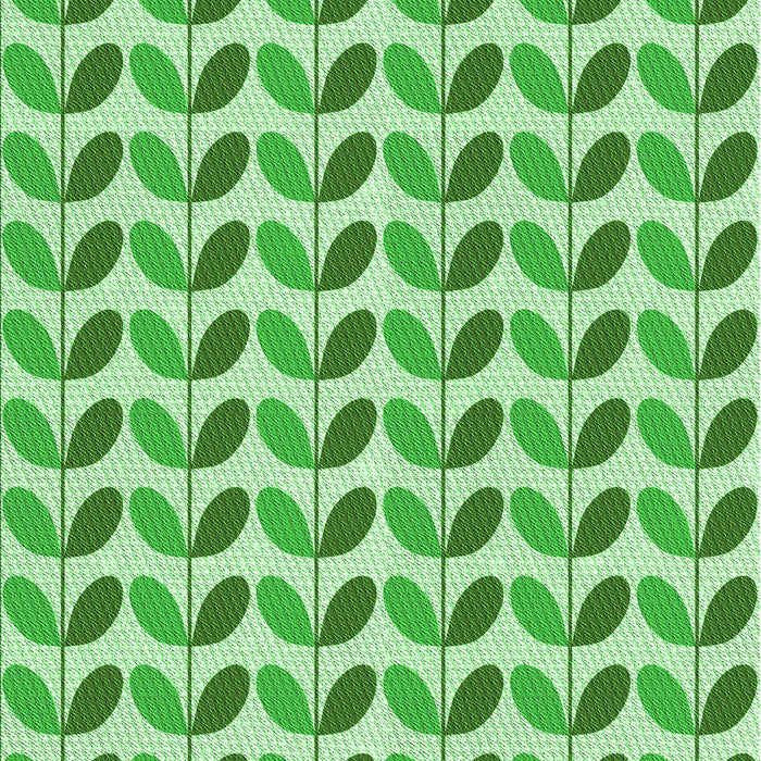 Patterned Jade Green Rug, pat1795grn