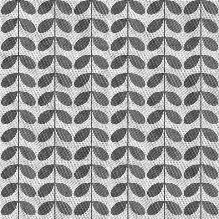 Round Patterned Ash Gray Rug, pat1795gry