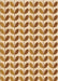 Patterned Brown Gold Rug, pat1795org