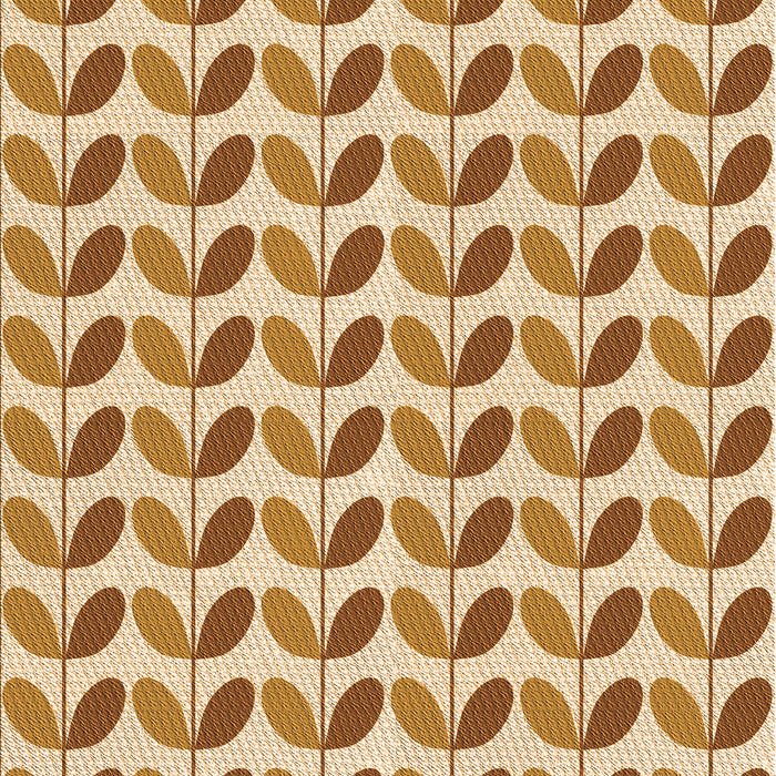 Patterned Brown Gold Rug, pat1795org