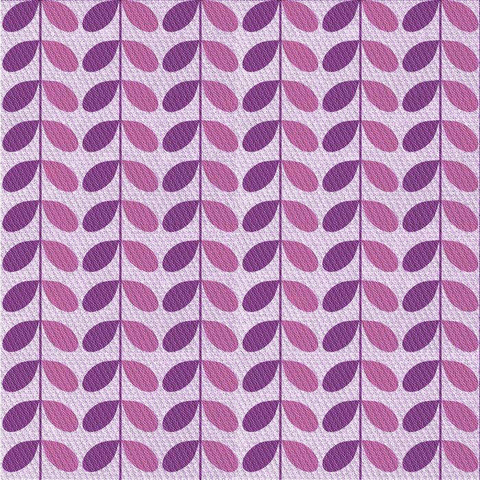 Round Machine Washable Transitional Blossom Pink Rug, wshpat1795pur