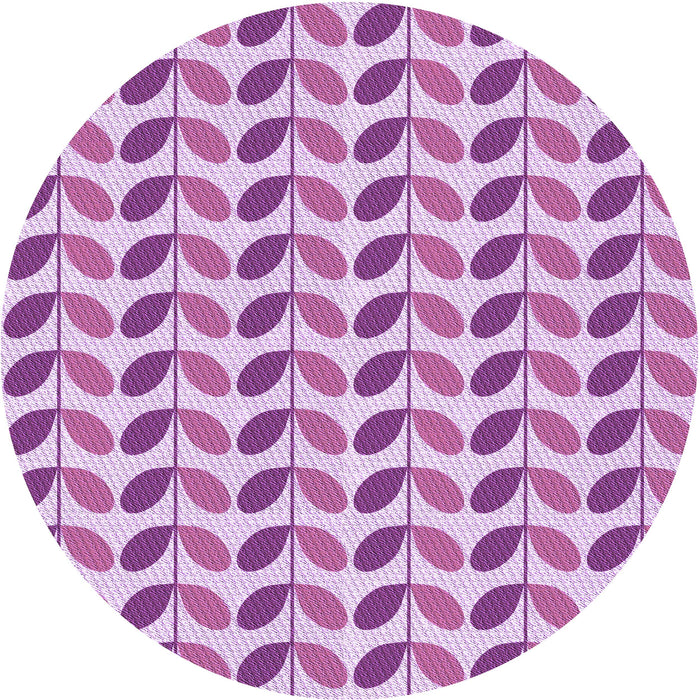 Square Patterned Blossom Pink Rug, pat1795pur