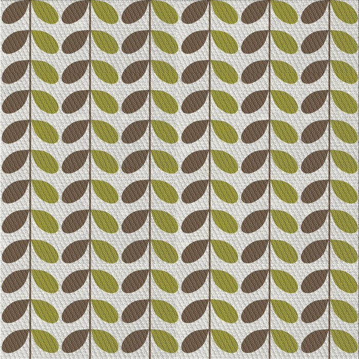 Square Patterned Brown Novelty Rug, pat1795