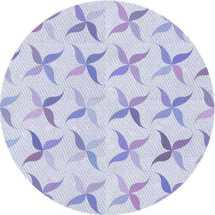 Square Machine Washable Transitional Lavender Blue Rug in a Living Room, wshpat1796blu