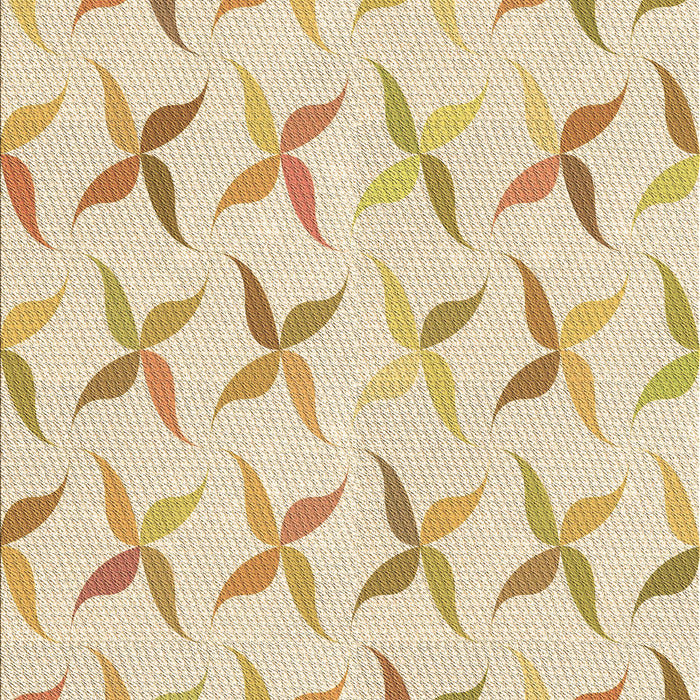 Patterned Vanilla Gold Rug, pat1796brn