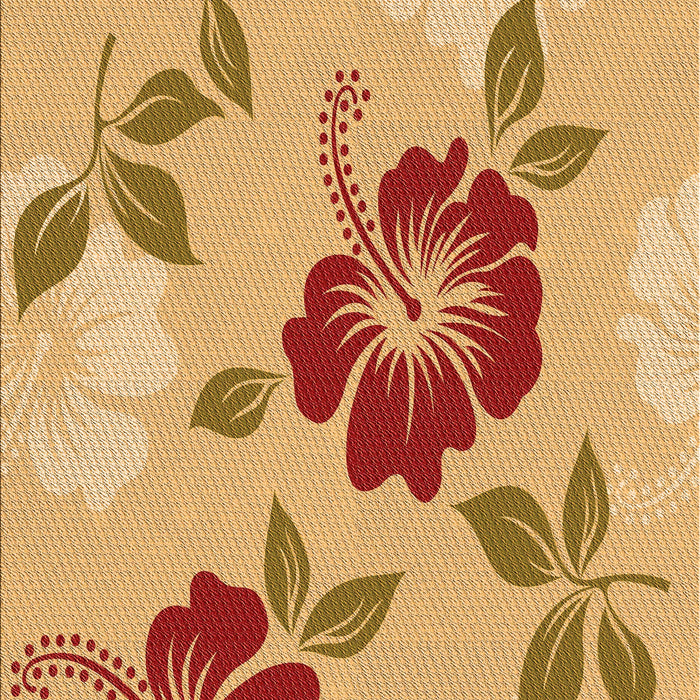 Machine Washable Transitional Yellow Orange Rug, wshpat1797org