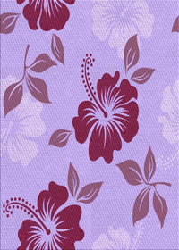 Machine Washable Transitional Orchid Purple Rug, wshpat1797pur