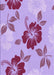 Patterned Orchid Purple Rug, pat1797pur