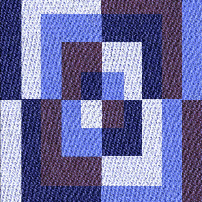 Machine Washable Transitional Blue Rug, wshpat1798blu