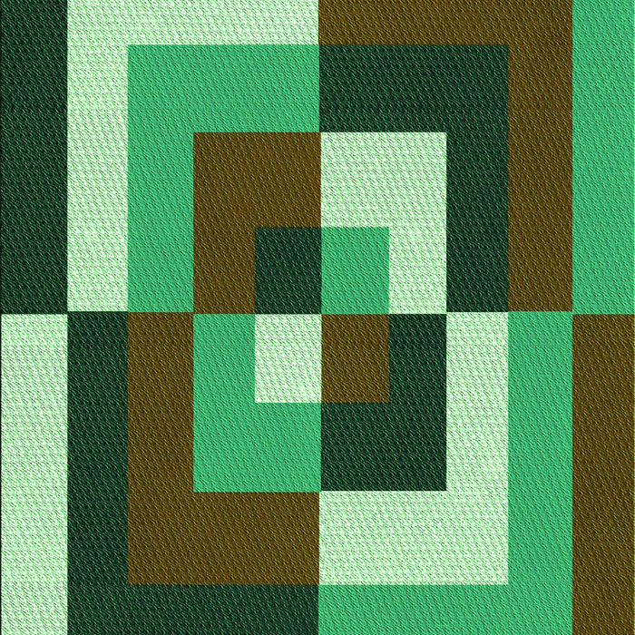 Patterned Green Rug, pat1798grn