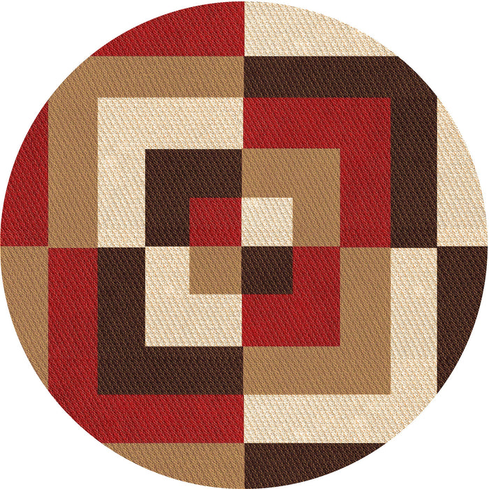 Square Machine Washable Transitional Brown Sand Brown Rug in a Living Room, wshpat1798org