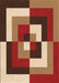 Patterned Brown Sand Brown Rug, pat1798org