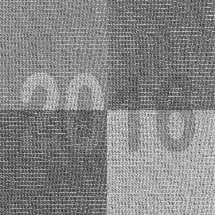 Machine Washable Transitional Ash Gray Rug, wshpat1799gry