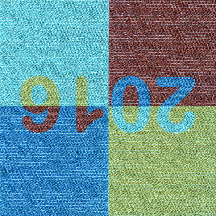 Round Patterned Turquoise Green Rug, pat1799lblu