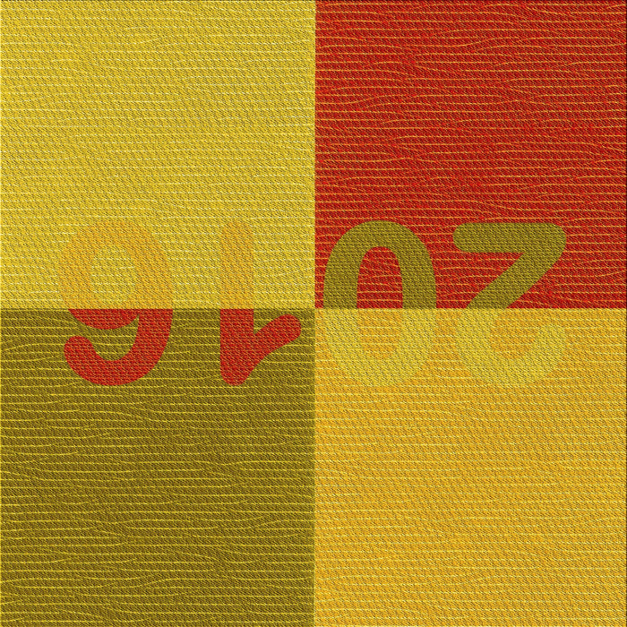 Round Patterned Mahogany Brown Rug, pat1799yw