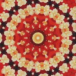 Sideview of Machine Washable Transitional Red Rug, wshpat179