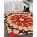 Machine Washable Transitional Red Rug in a Family Room, wshpat179