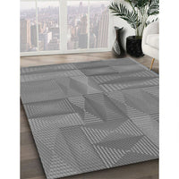 Patterned Gray Rug, pat18gry