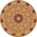 Square Machine Washable Transitional Mahogany Brown Rug in a Living Room, wshpat180brn