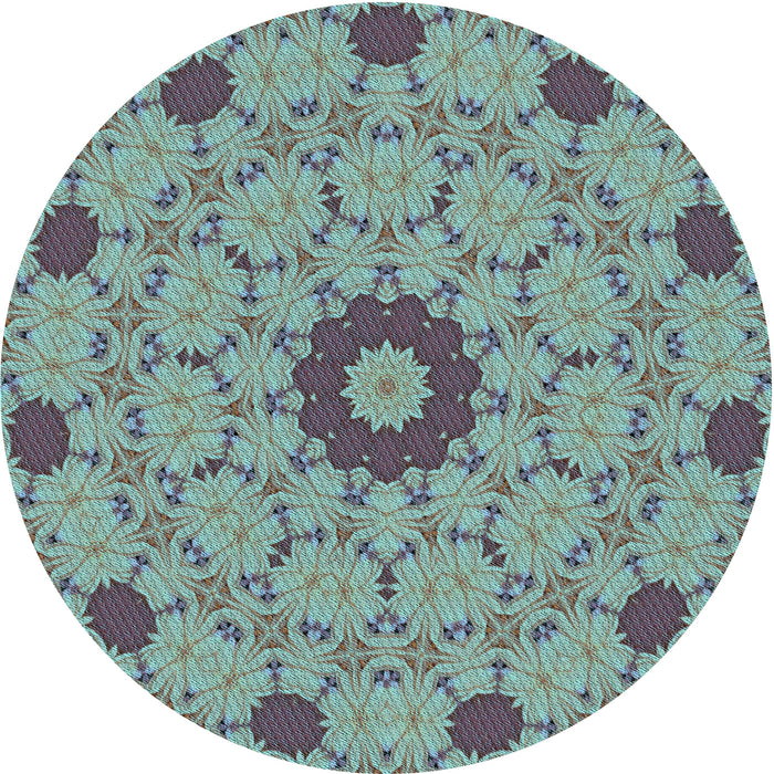 Square Machine Washable Transitional Gray Rug in a Living Room, wshpat180lblu