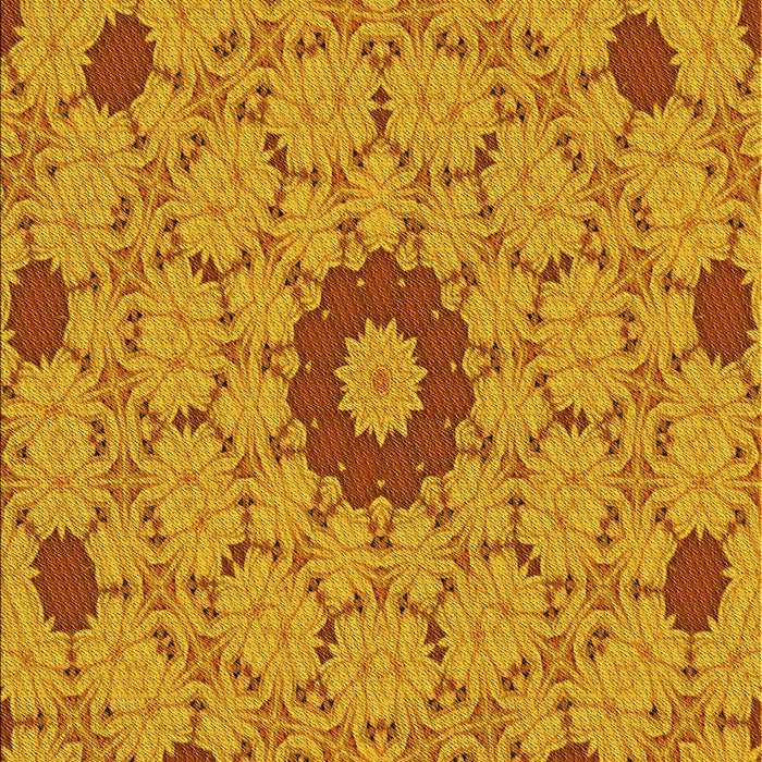 Patterned Orange Red Orange Rug, pat180yw