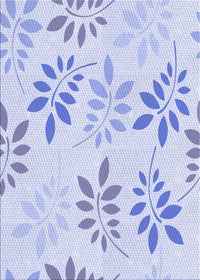 Machine Washable Transitional Lavender Blue Rug, wshpat1800blu