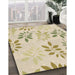 Machine Washable Transitional Vanilla Gold Rug in a Family Room, wshpat1800brn