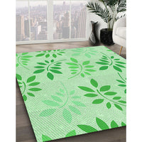 Patterned Green Rug, pat1800grn