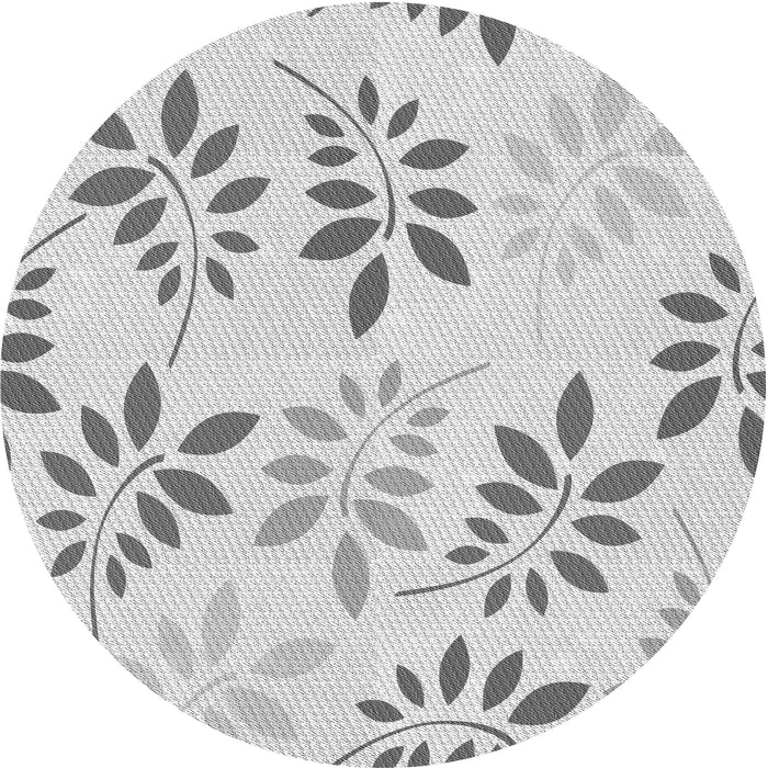 Square Patterned Platinum Gray Rug, pat1800gry