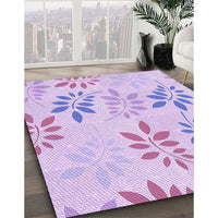 Patterned Purple Rug, pat1800pur