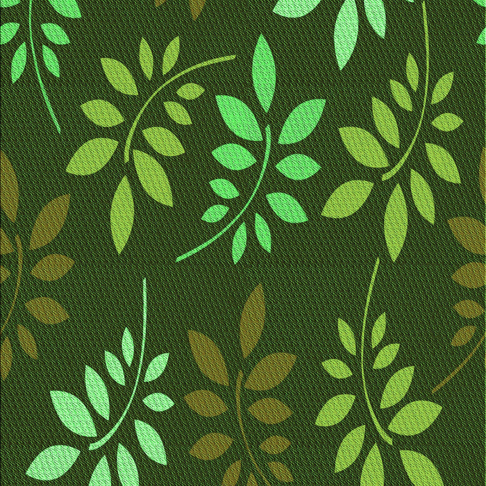 Patterned Dark Lime Green Rug, pat1801grn