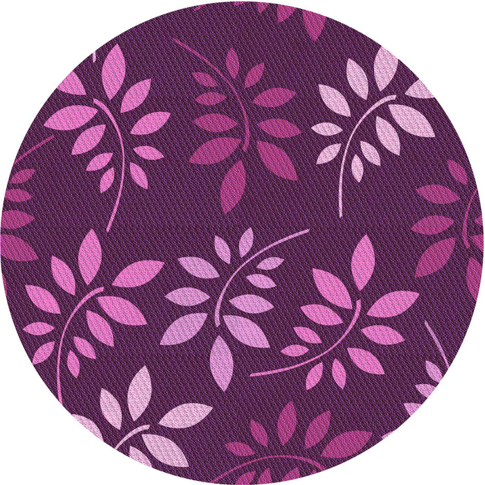 Square Patterned Orchid Purple Rug, pat1801pur