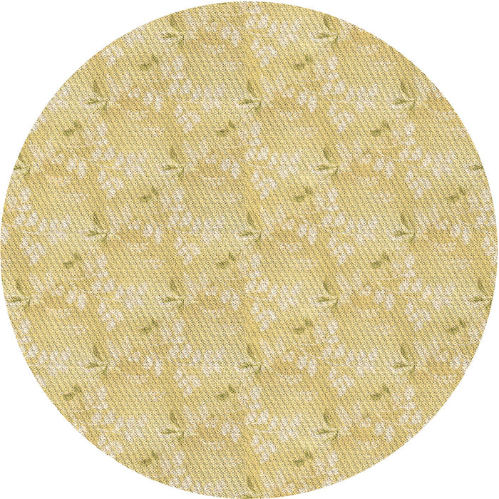 Square Machine Washable Transitional Golden Gold Rug in a Living Room, wshpat1802brn