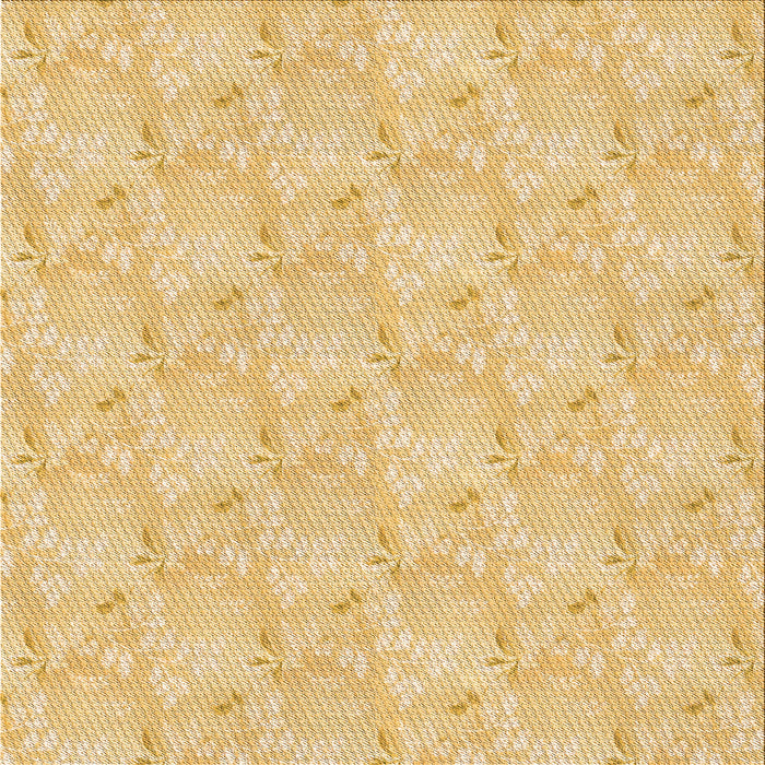 Round Machine Washable Transitional Yellow Rug, wshpat1802org