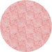 Square Machine Washable Transitional Pastel Red Pink Rug in a Living Room, wshpat1802rd