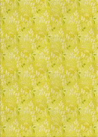 Machine Washable Transitional Yellow Rug, wshpat1802yw