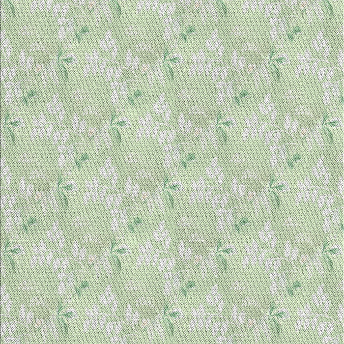 Patterned Light Rose Green Abstract Machine Washable Rug, wshpat1802
