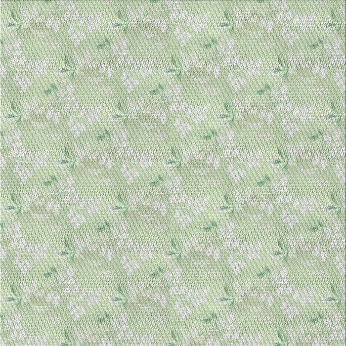 Sideview of Patterned Light Rose Green Abstract Machine Washable Rug, wshpat1802