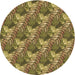 Square Machine Washable Transitional Dark Bronze Brown Rug in a Living Room, wshpat1803brn