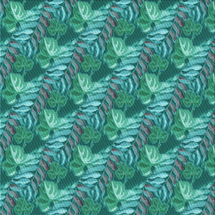 Round Machine Washable Transitional Dark Turquoise Green Rug, wshpat1803lblu