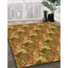 Machine Washable Transitional Saddle Brown Rug in a Family Room, wshpat1803org