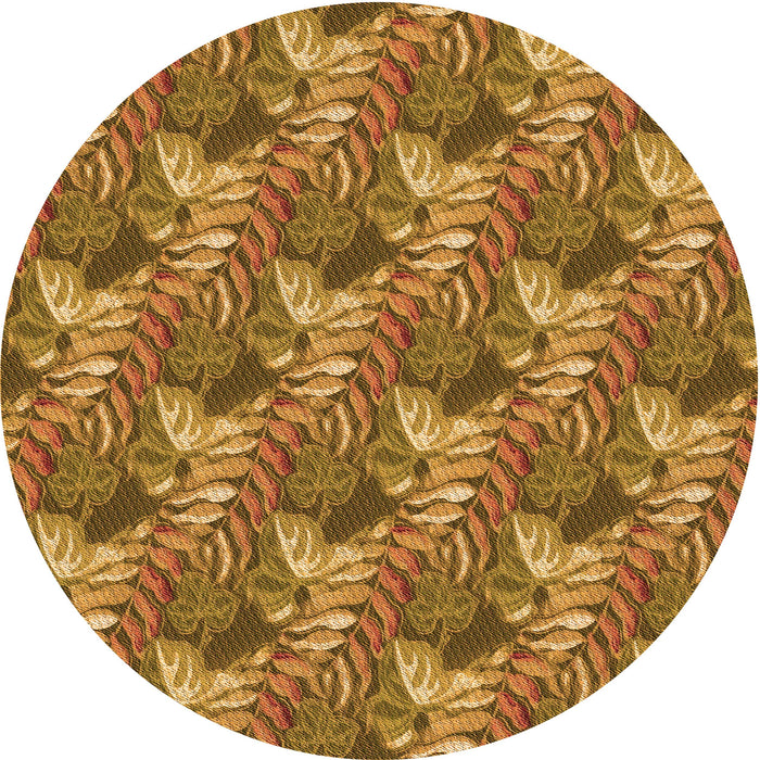 Square Machine Washable Transitional Saddle Brown Rug in a Living Room, wshpat1803org