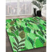 Machine Washable Transitional Green Rug in a Family Room, wshpat1804grn