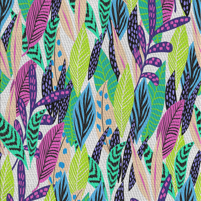 Patterned Purple Abstract Machine Washable Rug, wshpat1804