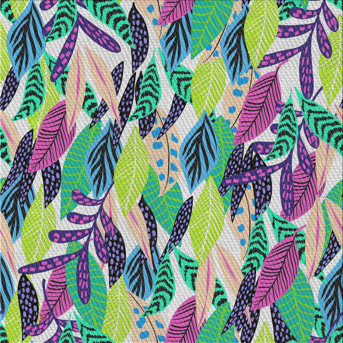 Sideview of Patterned Purple Abstract Machine Washable Rug, wshpat1804
