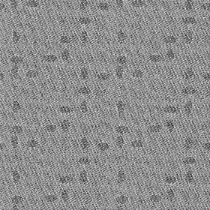 Round Machine Washable Transitional Silver Gray Rug, wshpat1805gry