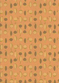 Machine Washable Transitional Neon Orange Rug, wshpat1805org