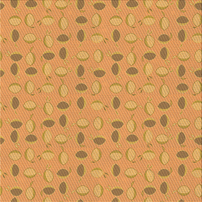 Round Machine Washable Transitional Neon Orange Rug, wshpat1805org