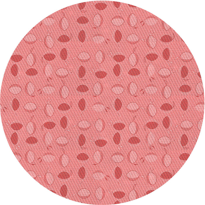 Square Machine Washable Transitional Light Coral Pink Rug in a Living Room, wshpat1805rd